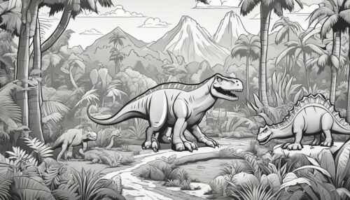 Coloring Pages Jurassic Park