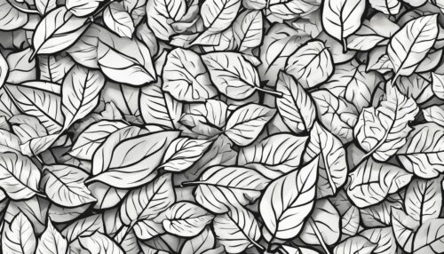 Types of Leaves for Coloring Pages