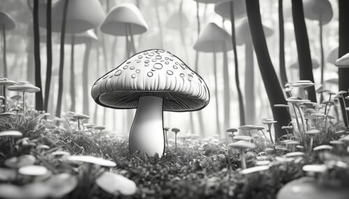 Coloring Pages Mushrooms