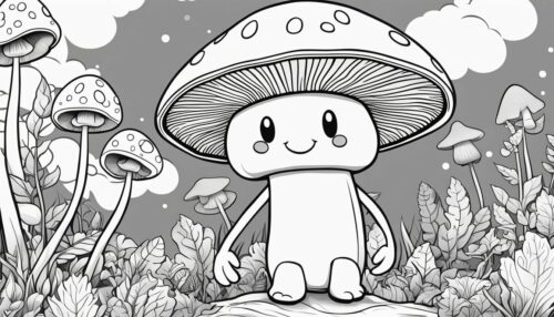 Coloring Pages Mushrooms