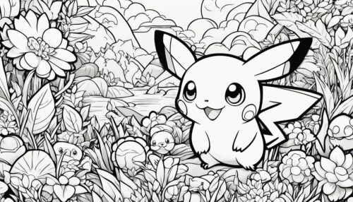 Types of Pokemon Coloring Pages