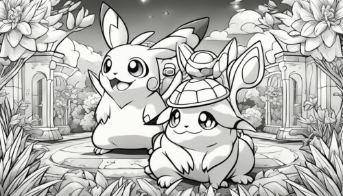 Types of Pokemon Coloring Pages