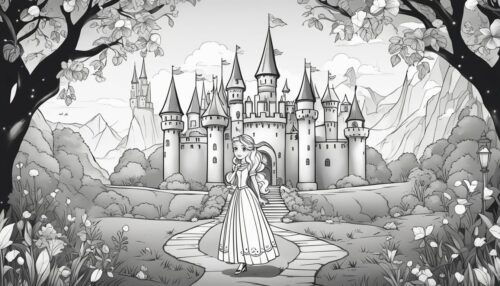 Types of Princess Coloring Pages