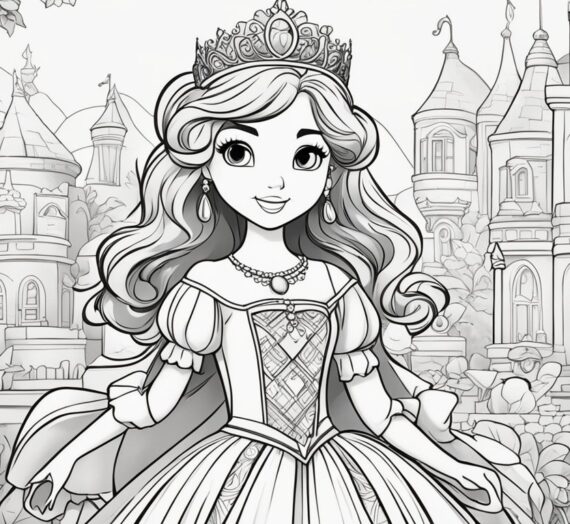 Coloring Pages Princess: 26 Free Printable Pages