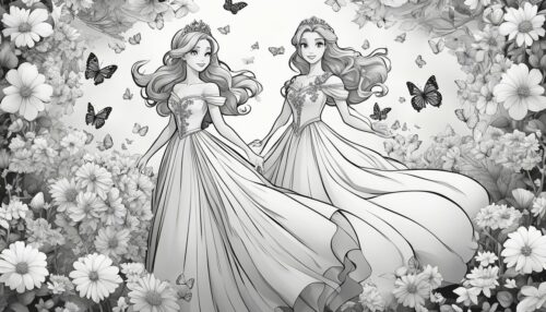Types of Princess Coloring Pages
