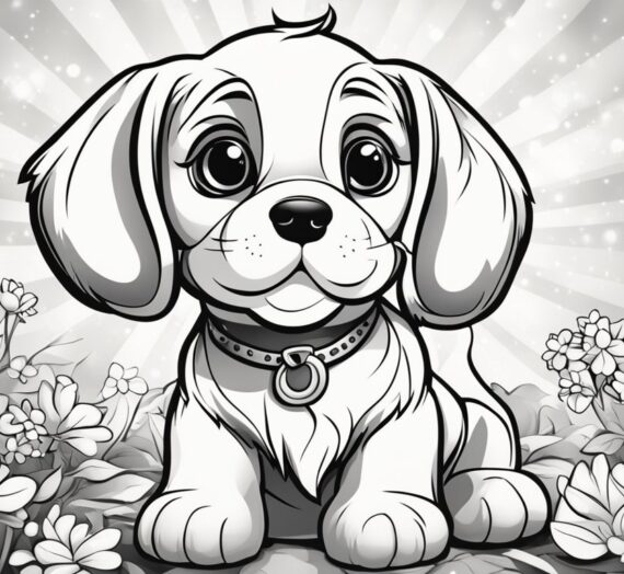 Coloring Pages Puppy: 18 Free Colorings Book
