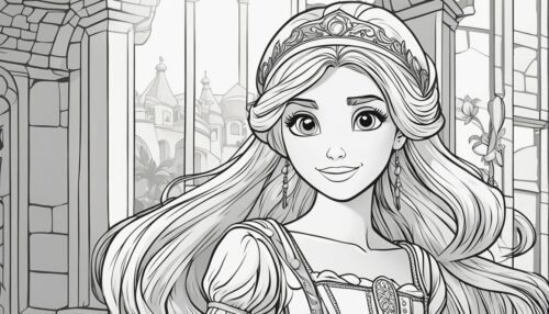 Types of Rapunzel Coloring Pages