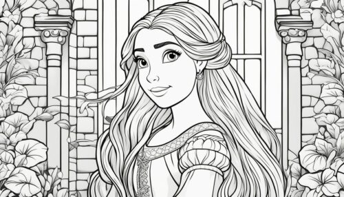 Types of Rapunzel Coloring Pages