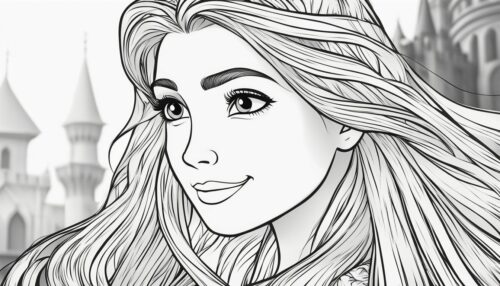 Types of Rapunzel Coloring Pages