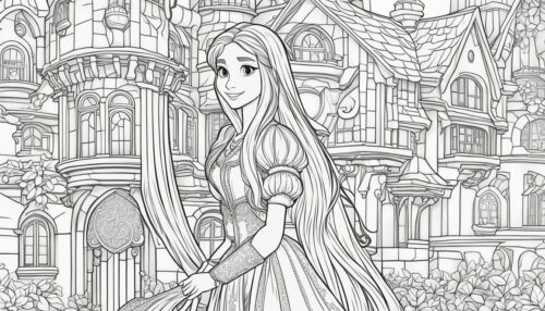 Types of Rapunzel Coloring Pages