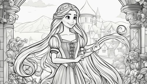 Coloring Pages Rapunzel