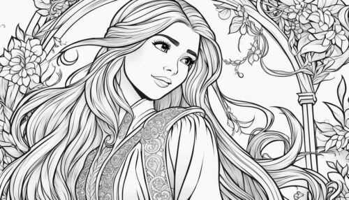 Rapunzel Coloring Pages Overview