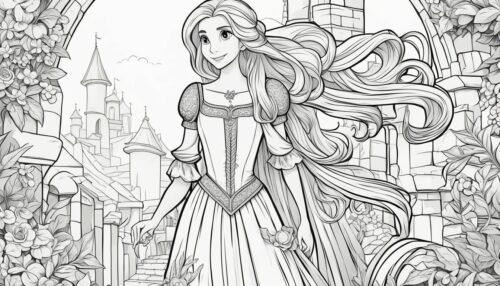 Rapunzel Coloring Pages Overview