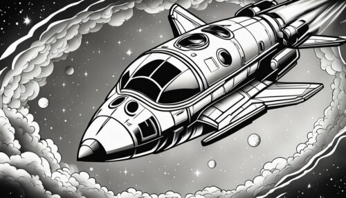Types of Rocket Ship Coloring Pages