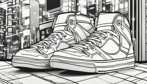 Coloring Pages Shoes