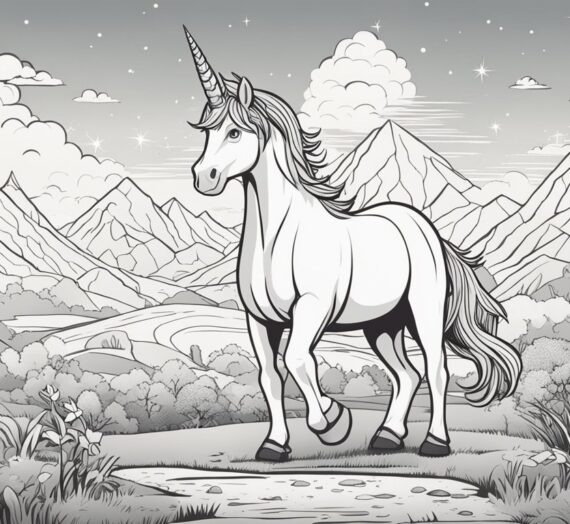 Coloring Pages Unicorn: 22 Free Colorings Book
