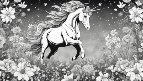 Types of Unicorn Coloring Pages