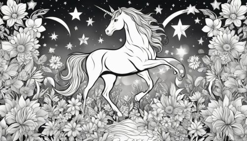 Types of Unicorn Coloring Pages