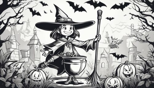 Types of Witch Coloring Pages