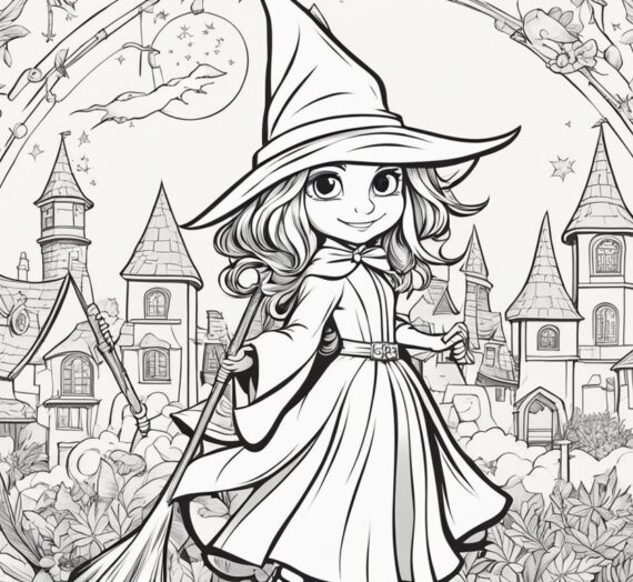 Coloring Pages Witch: 37 Free Colorings Book