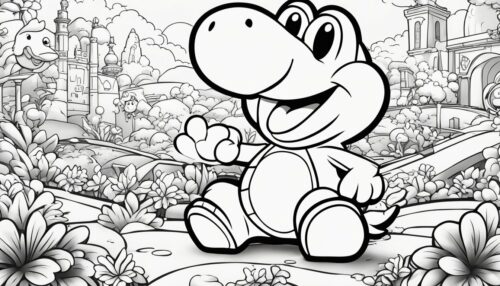 Coloring Pages Yoshi