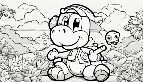 How to Color Yoshi