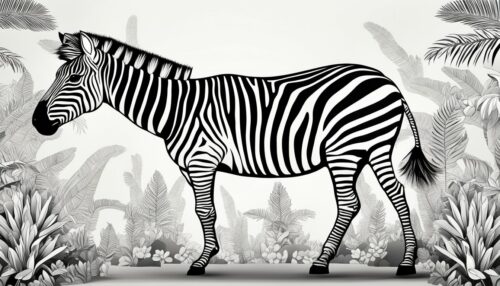 Coloring Pages Zebra