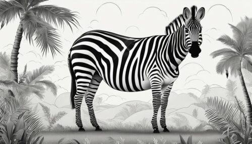 Types of Zebra Coloring Pages