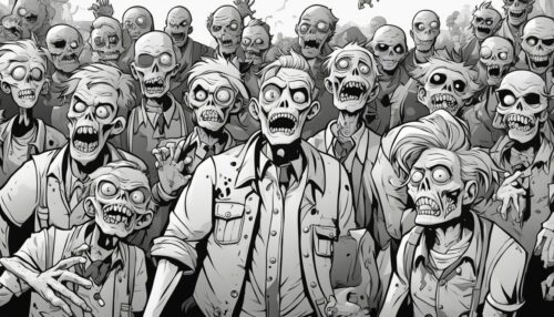 Coloring Pages Zombies
