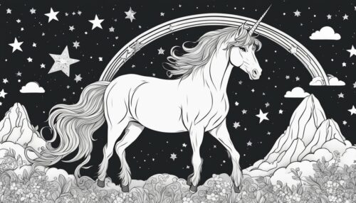 Types of Unicorn Coloring Pages