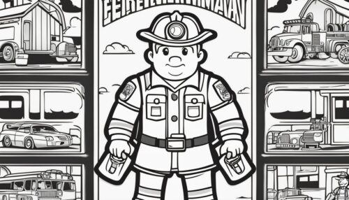 Fireman Coloring Page