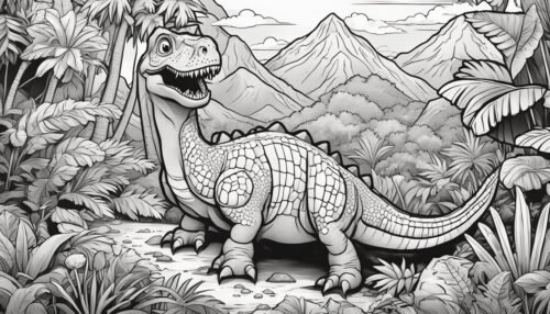 Dino Pictures to Color