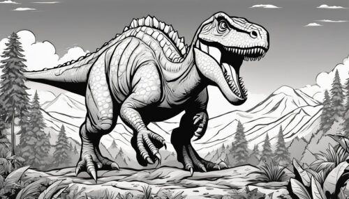 Dino Pictures to Color