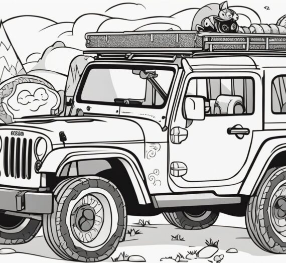Jeep Pictures to Color: 59 Free Colorings Book