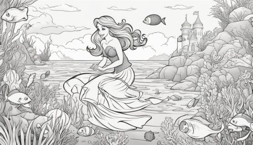 Ariel Coloring Pages
