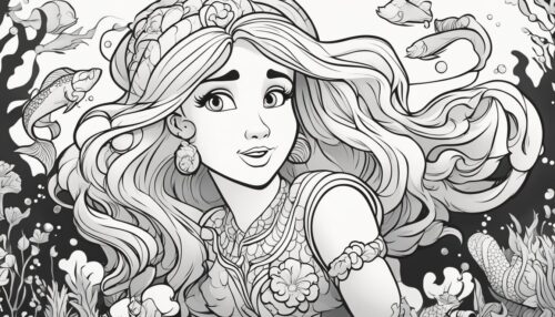 Little Mermaid Pictures to Color