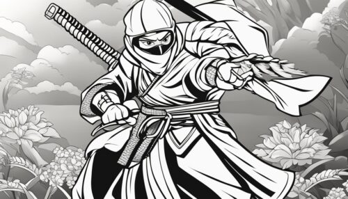 Ninja Pictures to Color