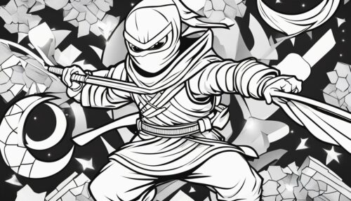 Ninja Pictures to Color