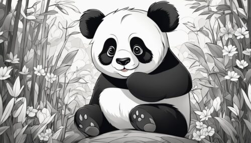 Panda Coloring Book