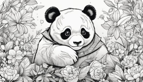 Panda Coloring Book