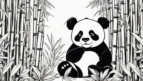 Panda Coloring Book