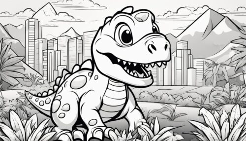 Dinosaur Habitats and Diets - Pictures to Color Dinosaurs