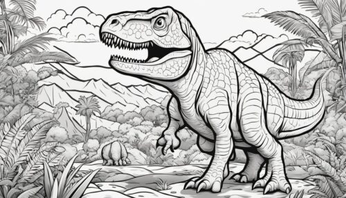 Popular Pictures to Color Dinosaurs