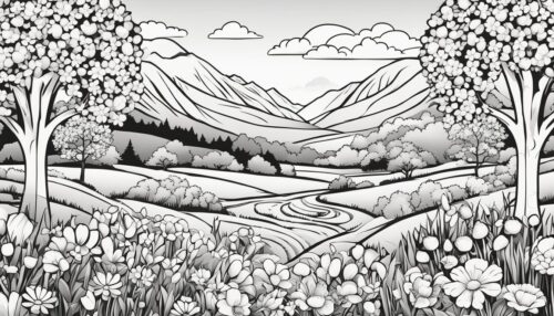 Pictures to Color for Spring