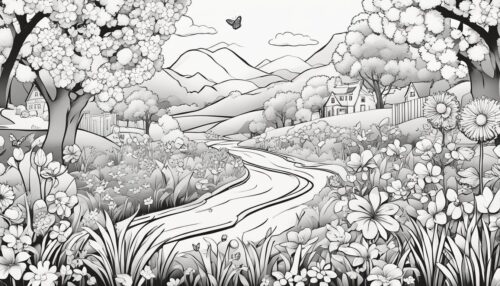 Pictures to Color for Spring
