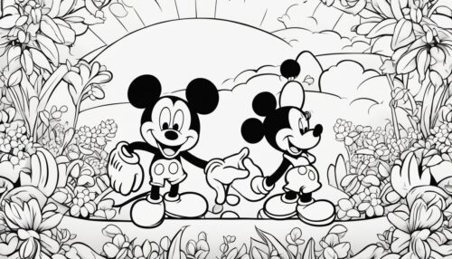 Pictures to Color of Mickey Mouse