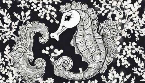 Seahorse Coloring Page