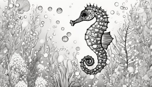 Seahorse Coloring Page