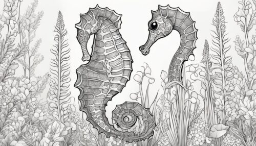 Seahorse Coloring Page