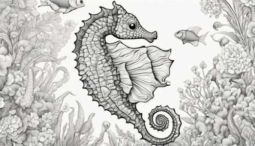 Seahorse Coloring Page
